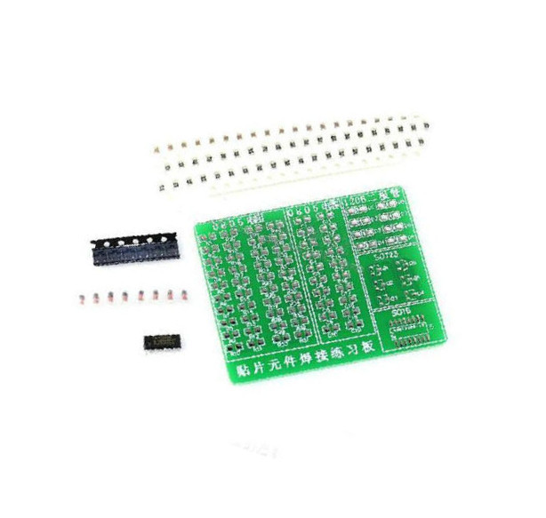 1PCS Skill Training SMD SMT Components Practice Board Shield Kit For DIY
