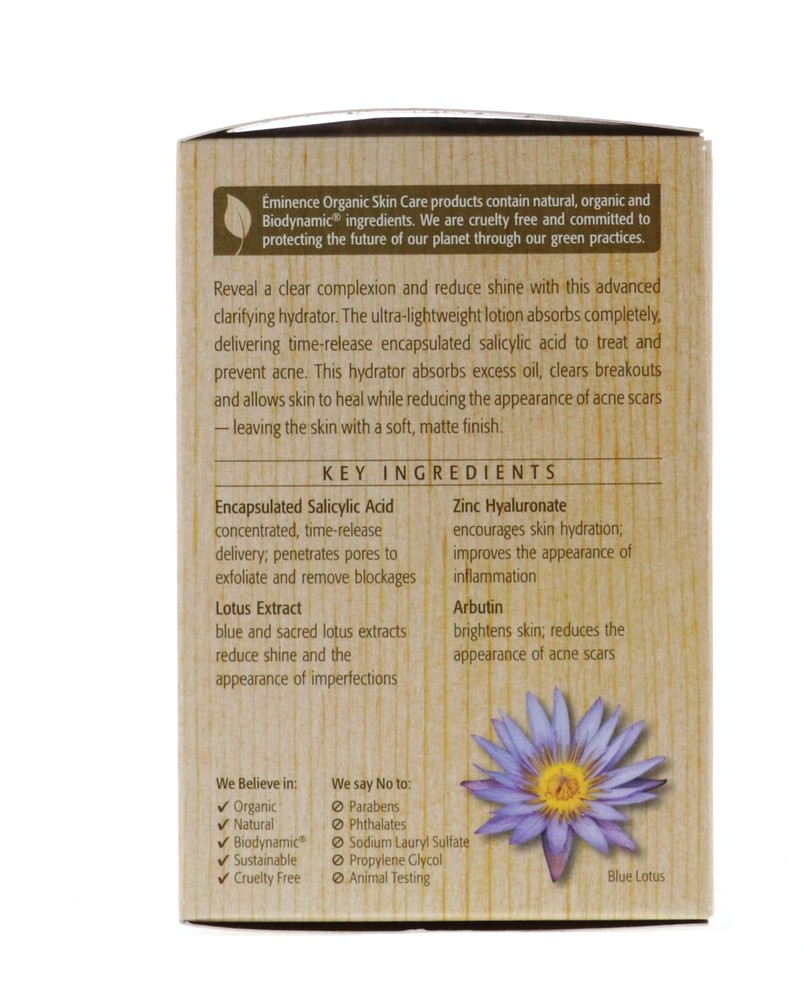 Eminence Acne Advanced Clarifying Hydrator, 1.2 oz