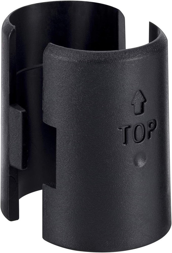 50 Pack Black Wire Shelf Clips – Secure Your 1" Post Shelving with Elegance