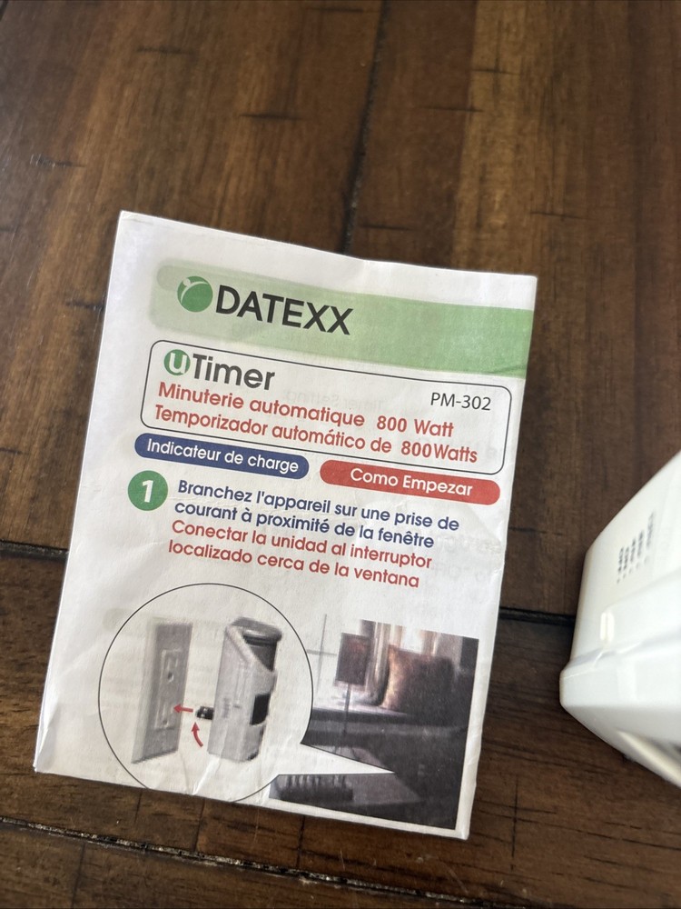 Datexx uTimer Intelligent Timer Light Auto Timer PM-302