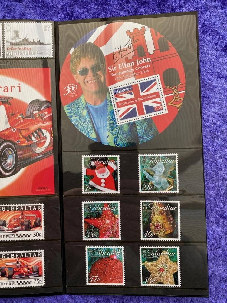 Gibraltar 2004 year stamp mini sheet year book