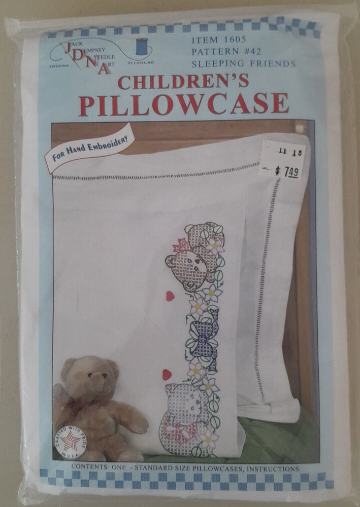 Children's Pillowcase Sleeping Friends Pattern 42