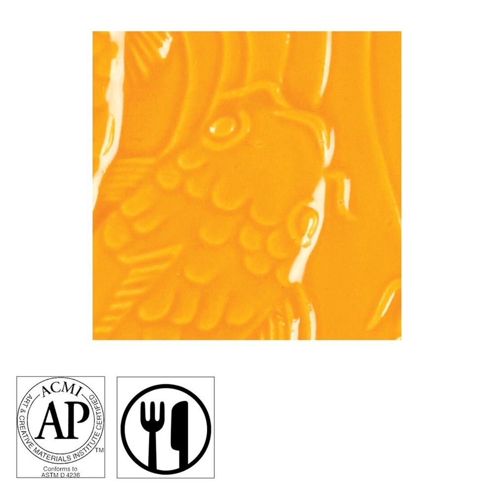 AMACO Gloss Glaze Vivid Orange