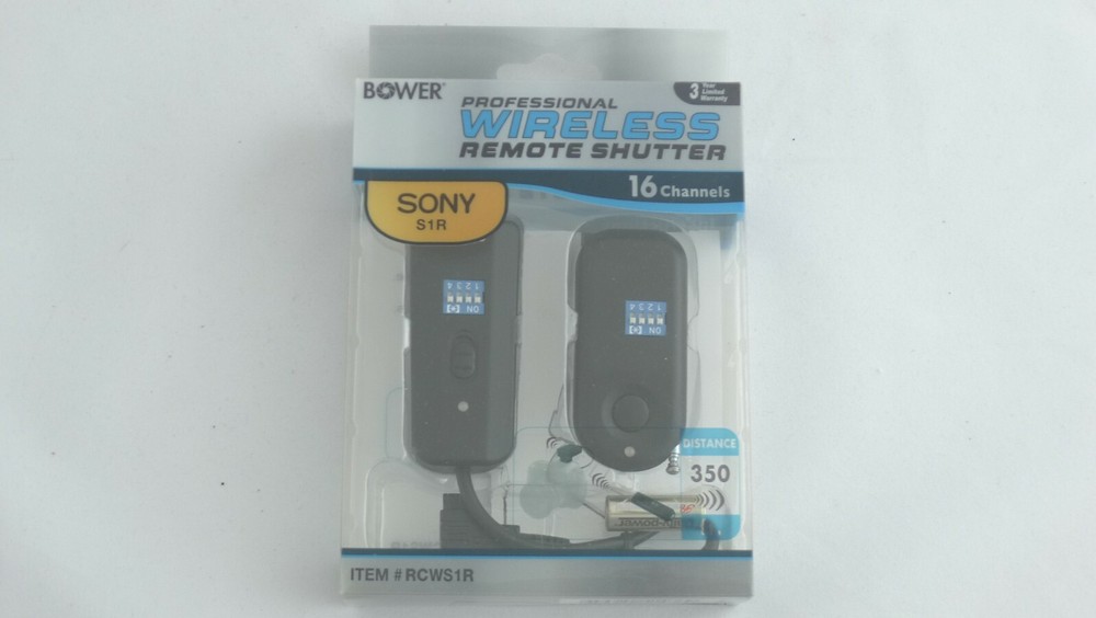 PROFESSIONAL WIRELESS SHUTTER FOR SONY BY BOWER NEW