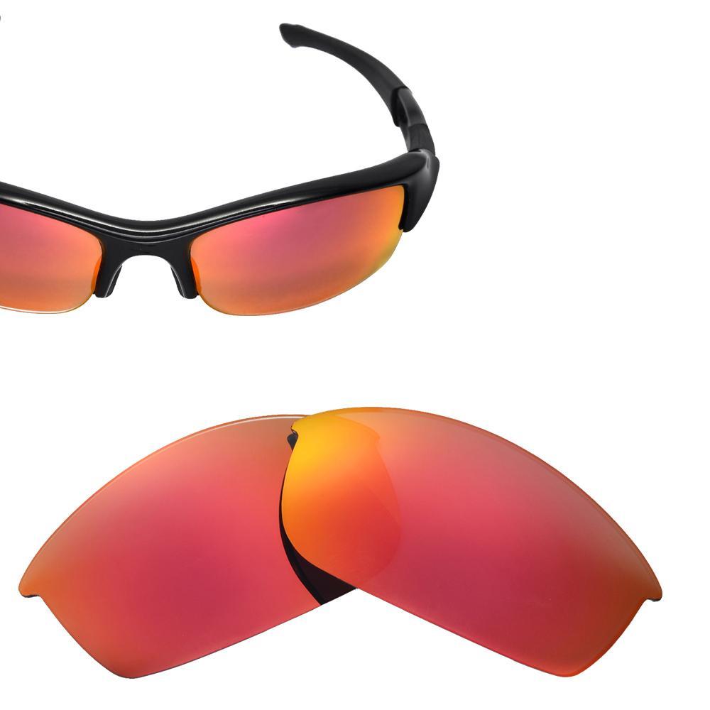 Walleva Replacement Lenses for Oakley Flak Jacket Sunglasses - Multiple Options