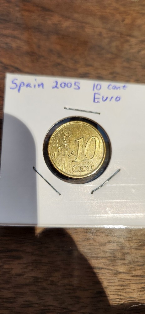  Spain 2005 10 cent Euro 4P8 nice coin