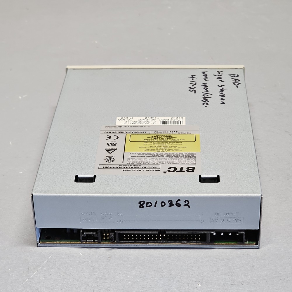 BTC BCD 24X 5.25 IDE Cd Rom Drive (Parts)