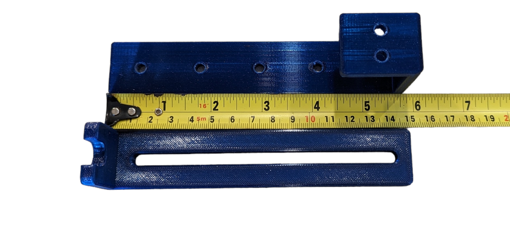 Hang on adjustable float switch holder