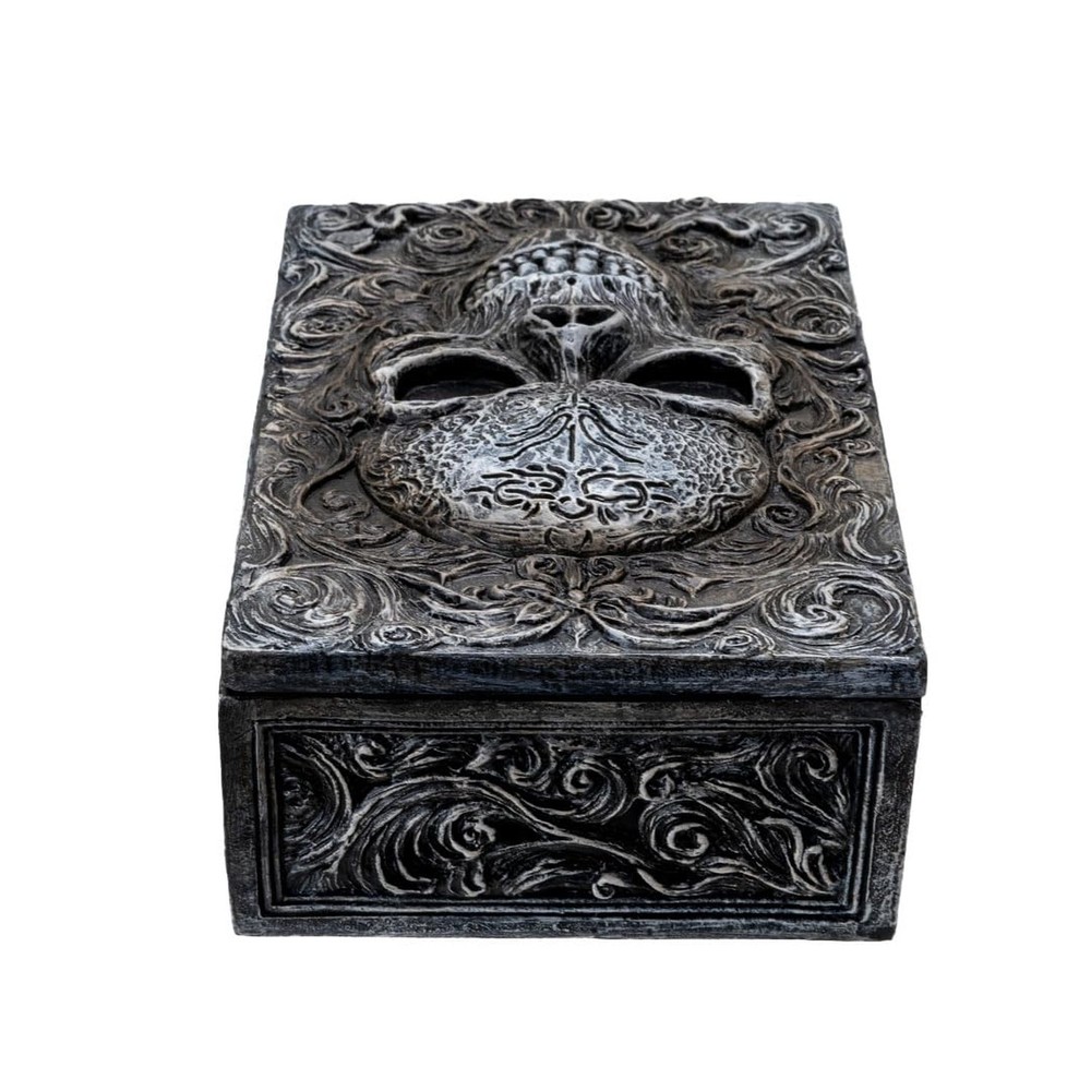 Pacific Giftware Skull Tarot Box Gothic Decorative Storage Container for Taro...