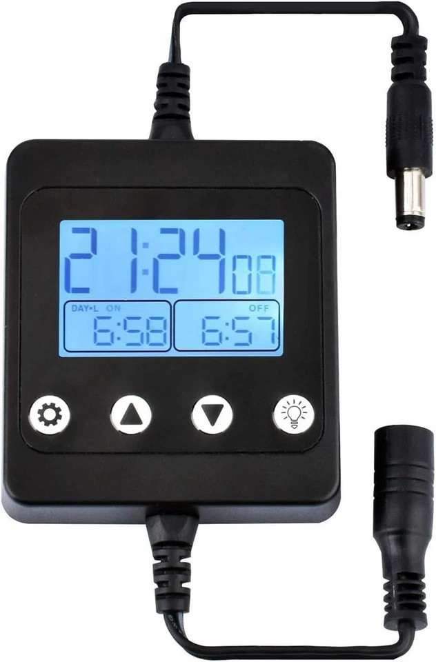 Aquarium Light Timer LED Dimmer Controller - Universal Adjustable Adjustment