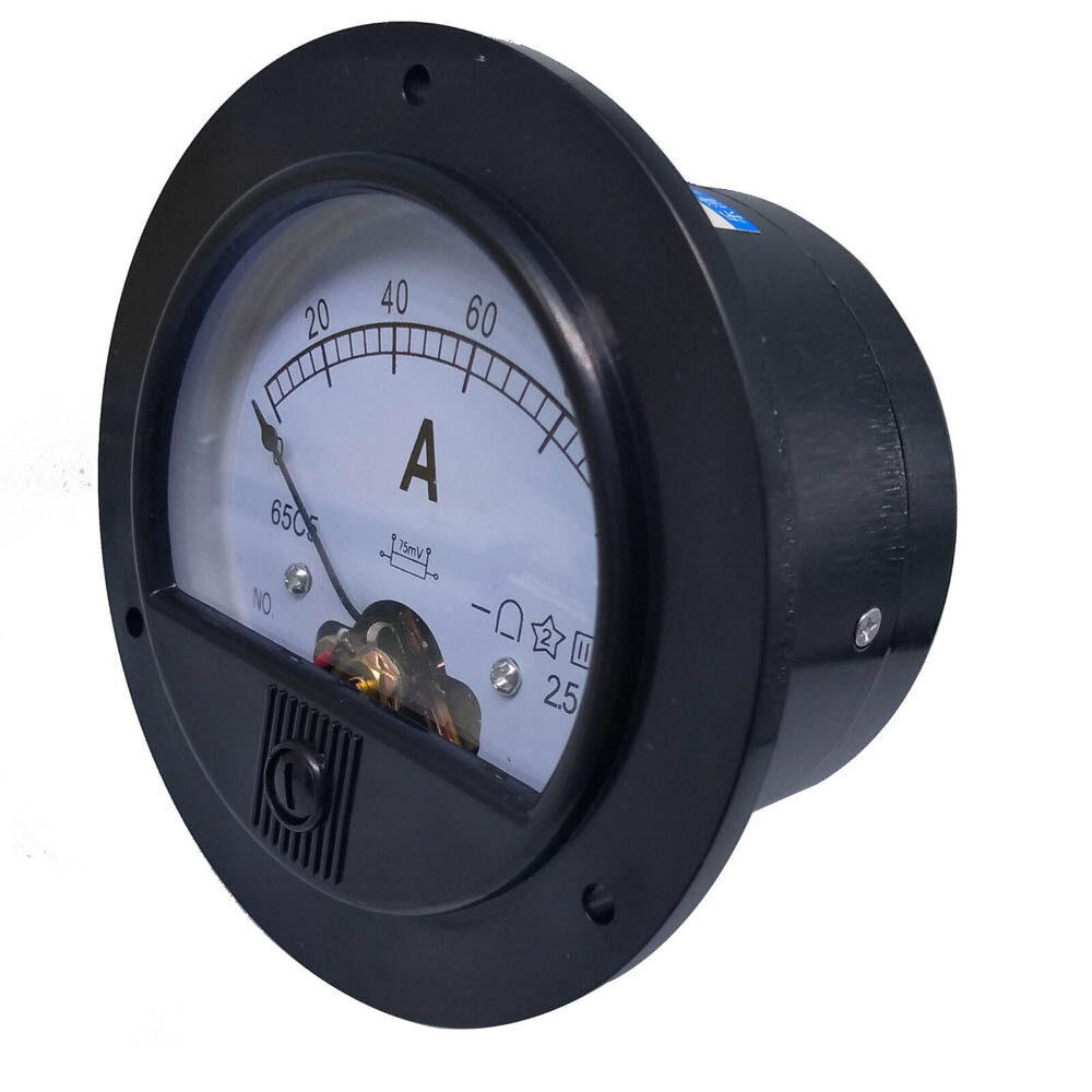 New DC 0~100A Analog AMP Current Pointer Needle Panel Meter Ammeter & Shunt USA