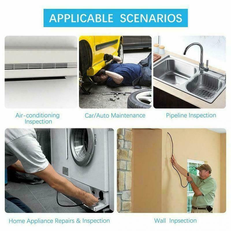 6LED USB Snake Endoscope Borescope HD Inspection Camera Scope for Android Type C