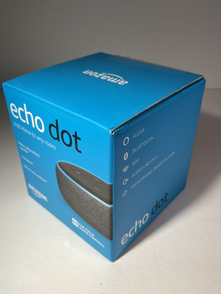 Amazon Echo Dot (3rd Generation) Smart Speaker - Charcoal NOB