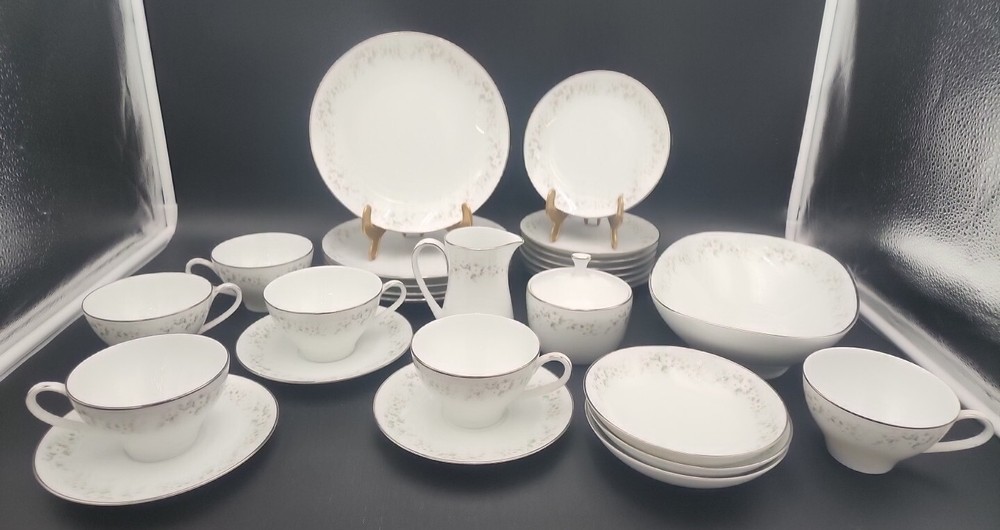 27 Pieces NORITAKE china "ANNABELLE" 6856 pattern "BEAUTIFUL"