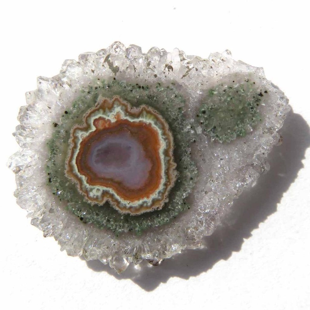 Stalactite Flower Slice  Polished Both Sides    VX708