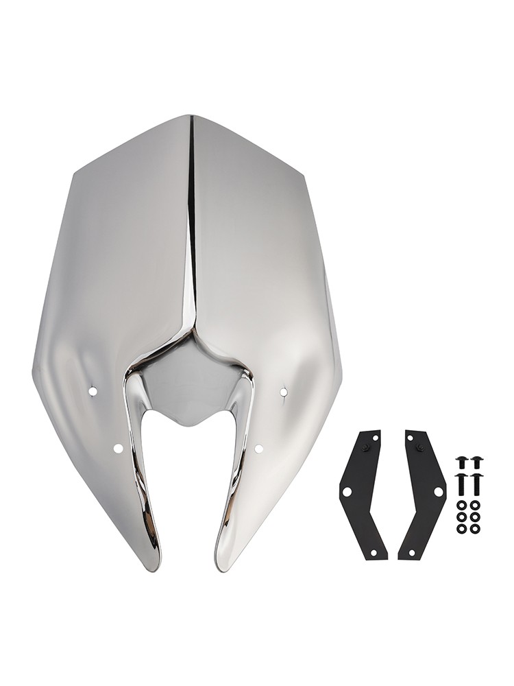 Windscreen Windshield + Bracket fit for Kawasaki Z900 2025 Chrome