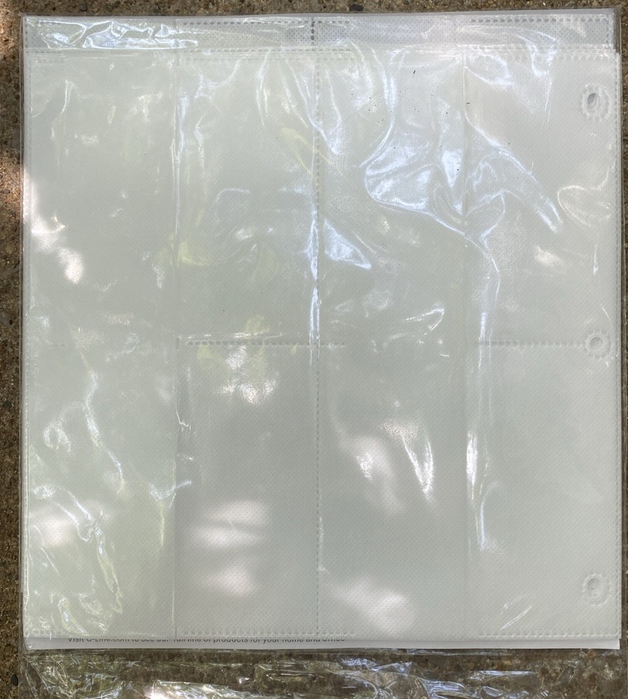C-LINE CD DVD ORGANIZER SHEETS 5 IN A PACK 61948