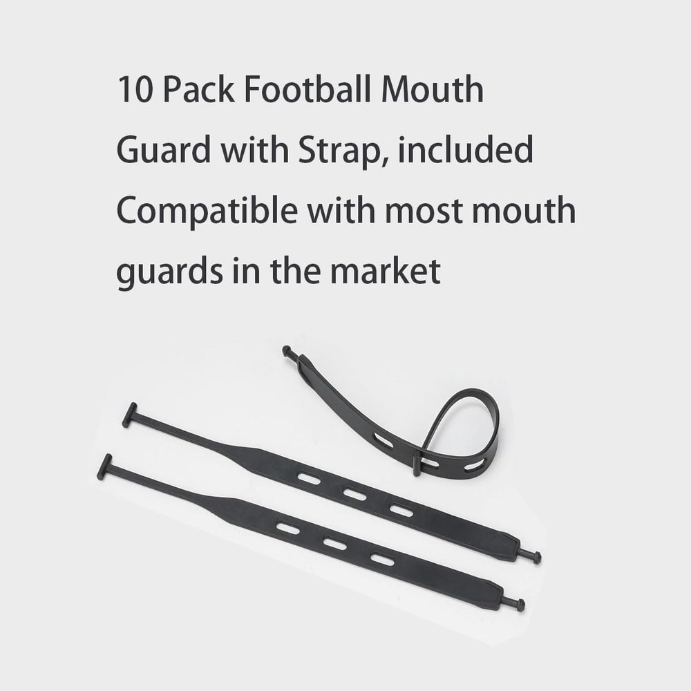 30 Pack Tether for Mouth Guard，Strap Only, Rugby Matches Helmet Universal Tether