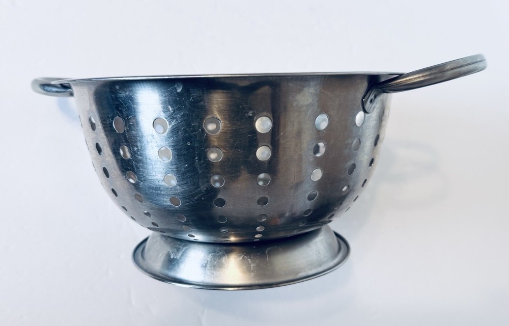 Michael Graves Design Stainless Strainer Colander Footed Handled