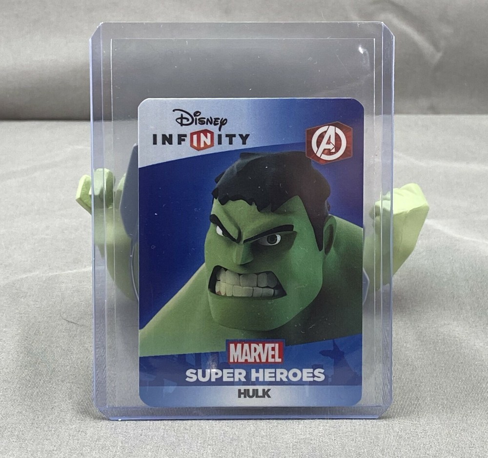 DISNEY INFINITY MARVEL - HULK Avengers Hero Loose Figure w/ Web Code Card