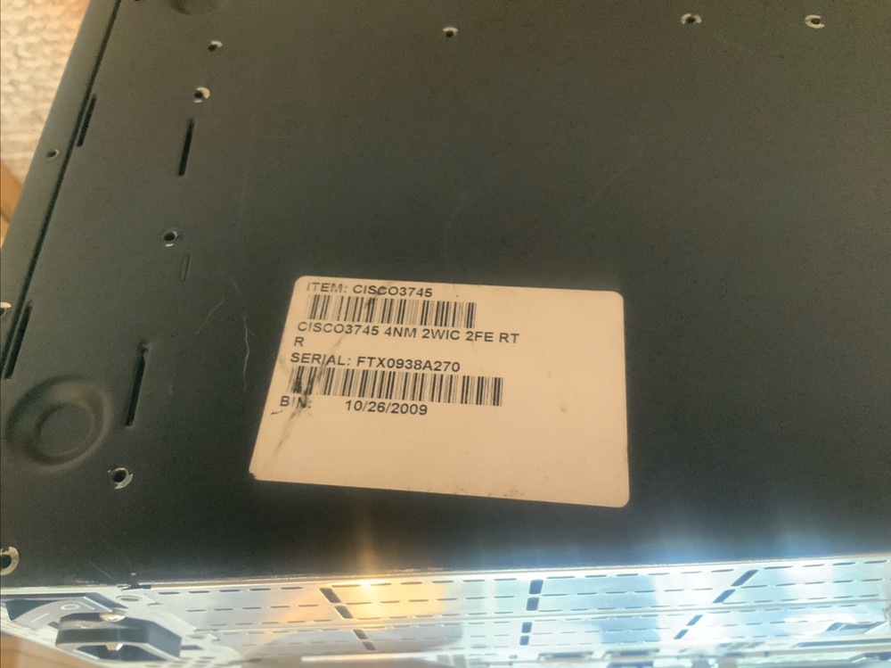 Cisco Systems 3700 Series 3745 Multiservice Access Router With Modules