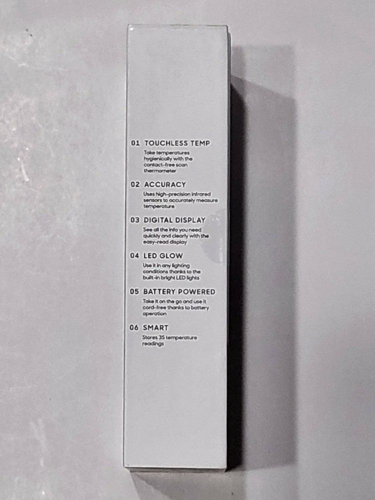 SHARPER IMAGE Touchless No-Touch Forehead Thermometer Infrared Precision Sensor