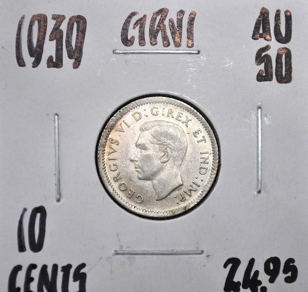 1939 Canada 10 Cents