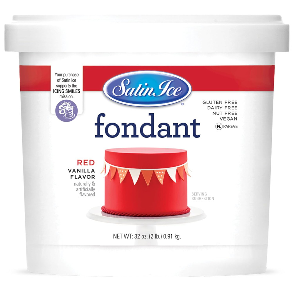 Fondant for Cake Decorating, Red (2 Pound)