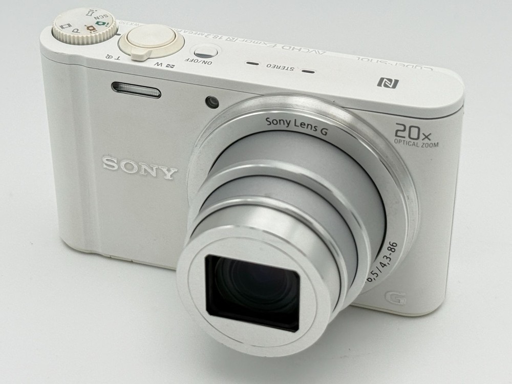 SONY Cyber-shot DSC-WX350 White Compact Digital Camera Excellent Condition
