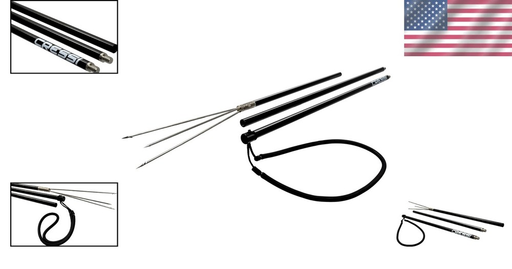 Lightweight Travel Pole Spear with Cluster Tip