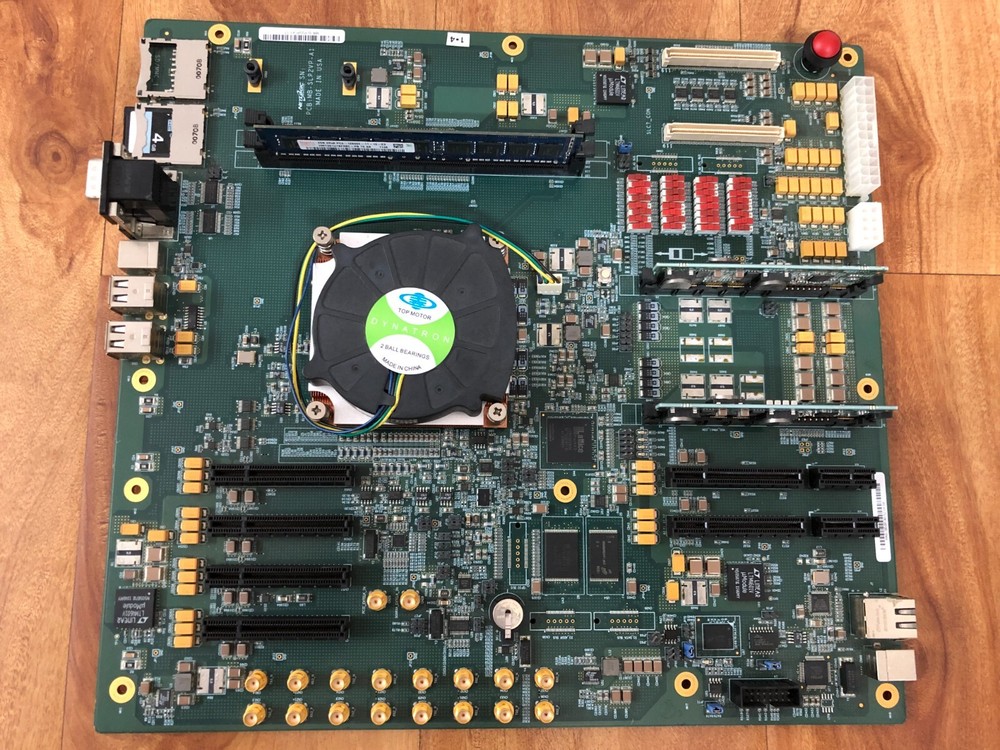 Broadcom / Netlogic Evaluation Board PCB-MB-SVP2-A1-17 /With CPU & MEMORY