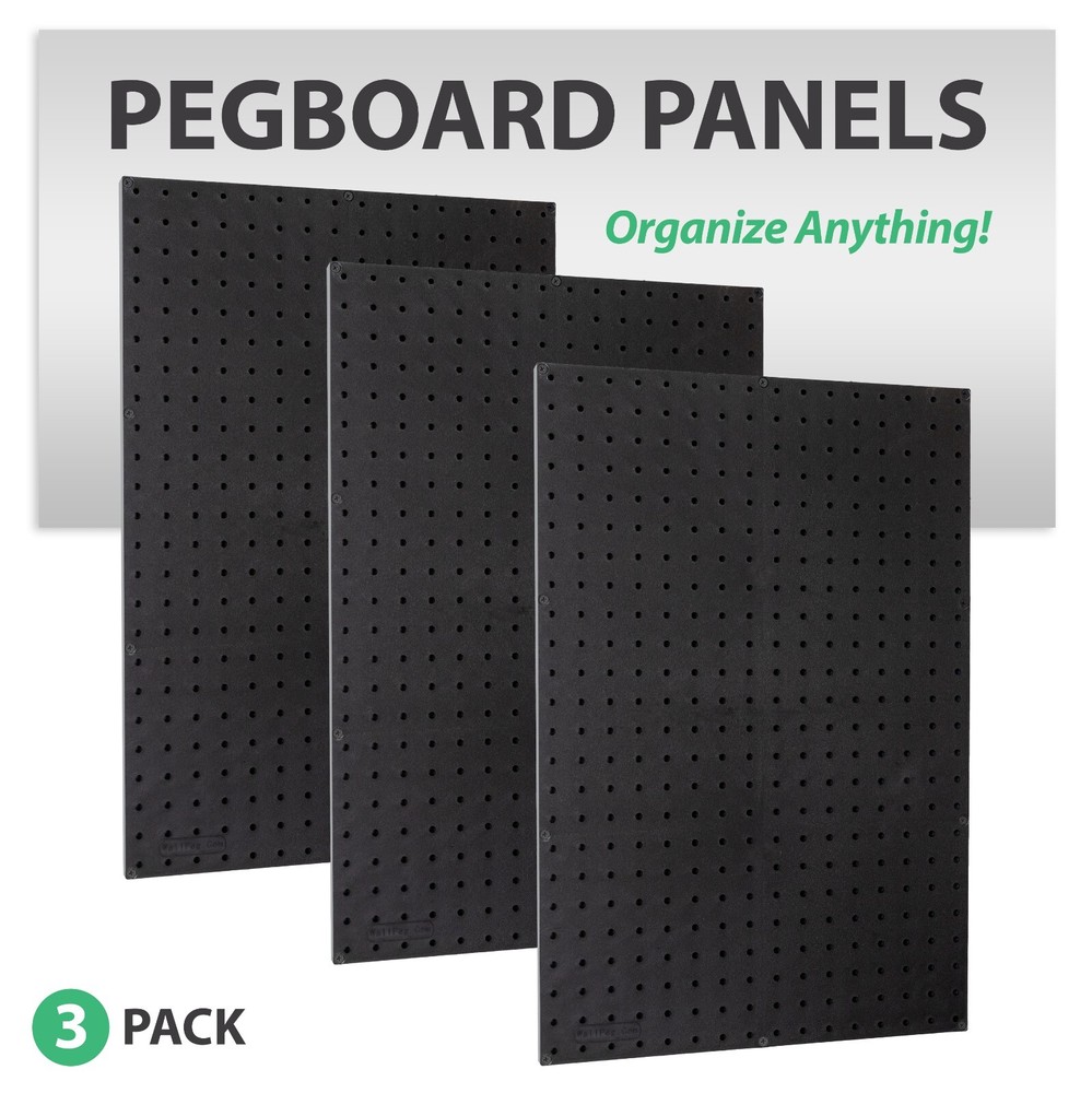 WallPeg 24" x 48" Pegboard Wall Organizer - Peg Board Organizer & Accessories