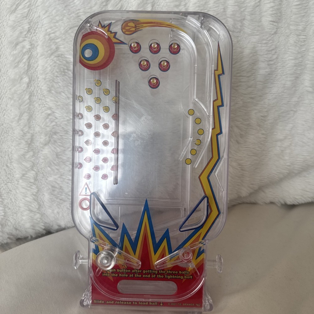 Miniature Pinball Machine TE Brangs 2007 Tabletop Toy
