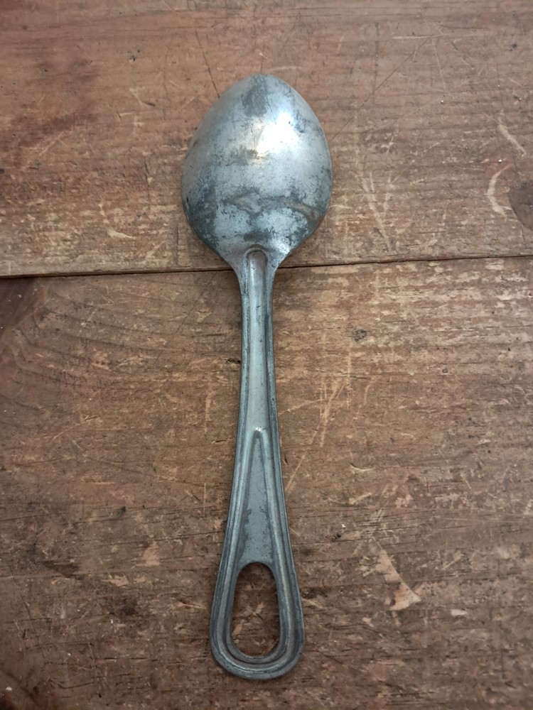 WWII Mess Kit US Military E.A. Co. 1943 Spoon Fork Pan Lid