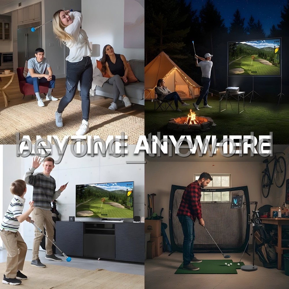 Phigolf 2 Smart Screen Golf Simulator Swing Trainer WGT E6 PHG-200 ⭐Tracking⭐