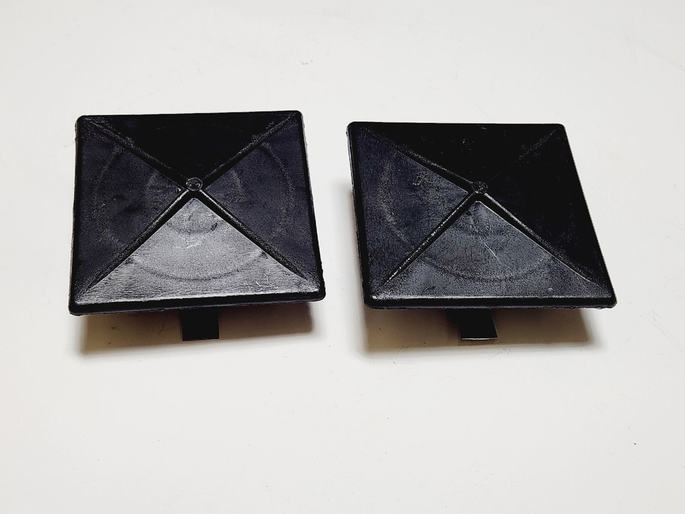 Square Light Post Top Cap 4" 2pk