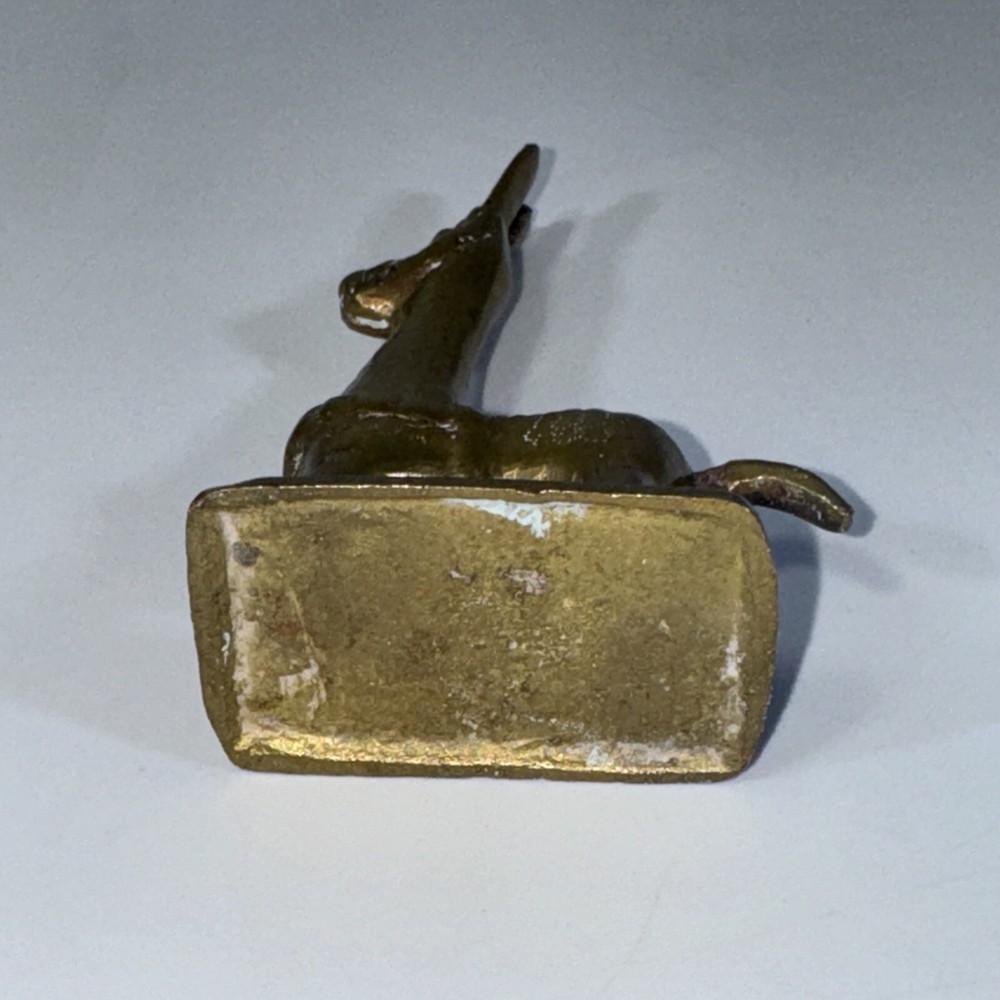 Vintage Handmade Solid Brass LLama Figurine