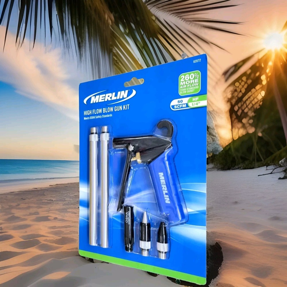 MERLIN High Flow Blow Gun Kit