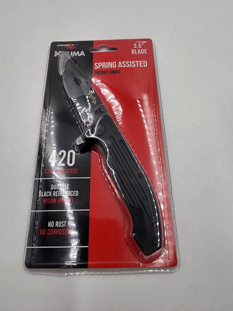 Kuuma Spring Assisted Pocket Knife 3 5" Blade
