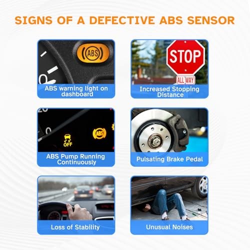 Rear ABS Wheel Speed Sensor Left Right fit for Dodge Ram 1500 2013 2014 2015
