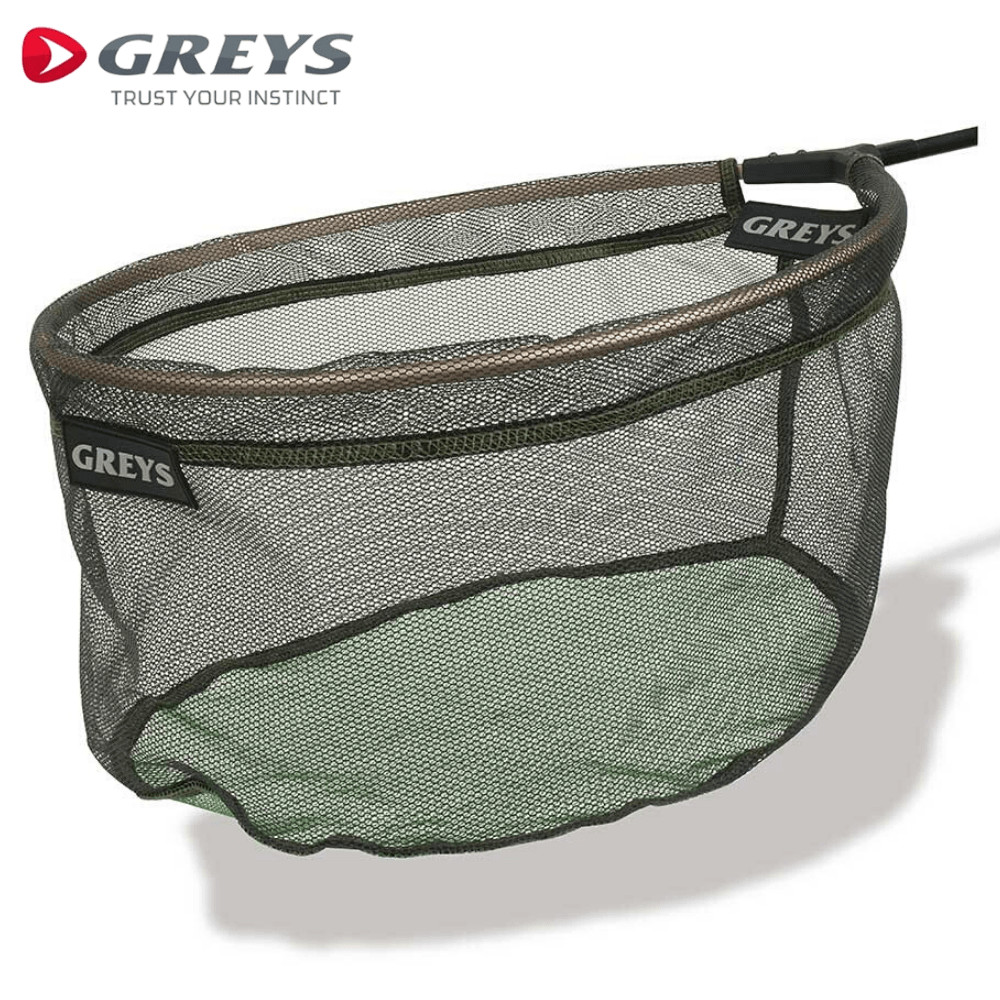 GREYS Rubber-Skin Micro Mesh Head Net Spoon 16”/40cm
