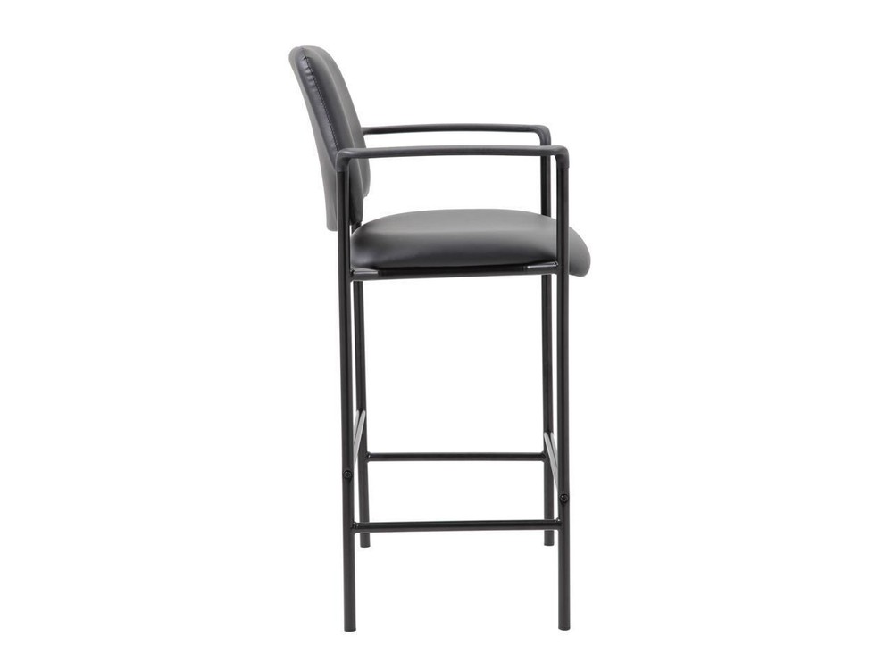 Boss Contemporary Slender & Sleek Upholstered Square Back Counter Drafting Stool