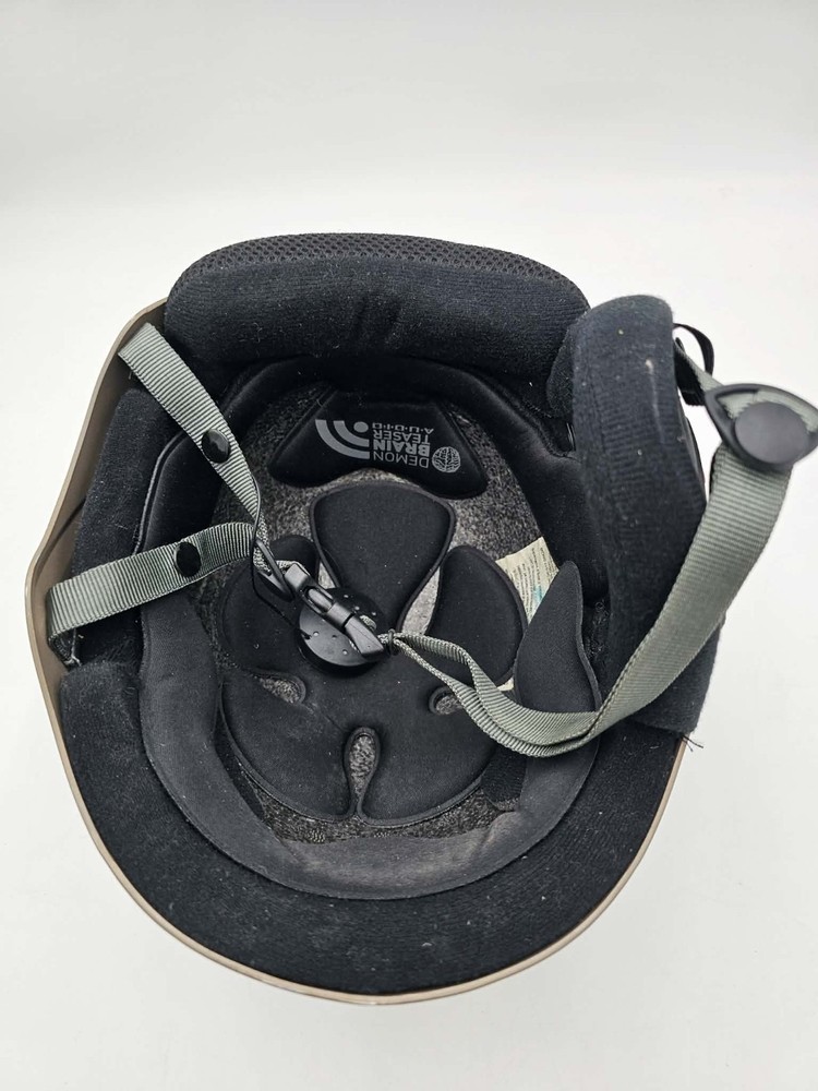 Demon Snowboard Helmet With Demon Brain Teaser Audio Medium