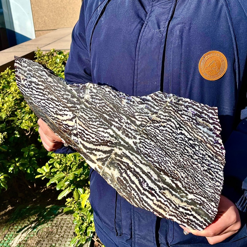 4.21LB Water grass agate wide column obelisk sample column