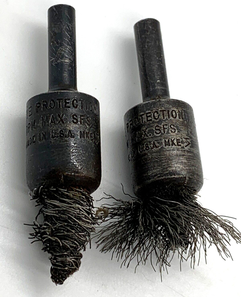 🇺🇸 Blue Point Tools USA Solid Wire End Brush Die Grinder Bit 1/4" Shank Wheel