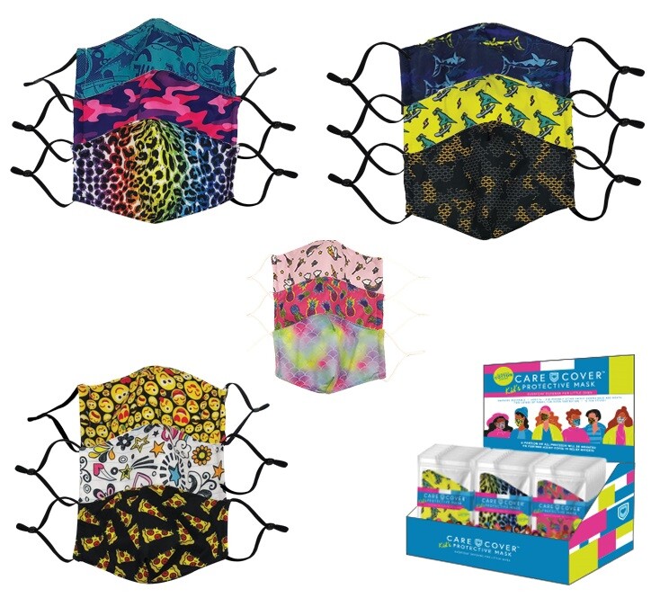 Kids Care Cover Face Mask ASSORTED STYLES