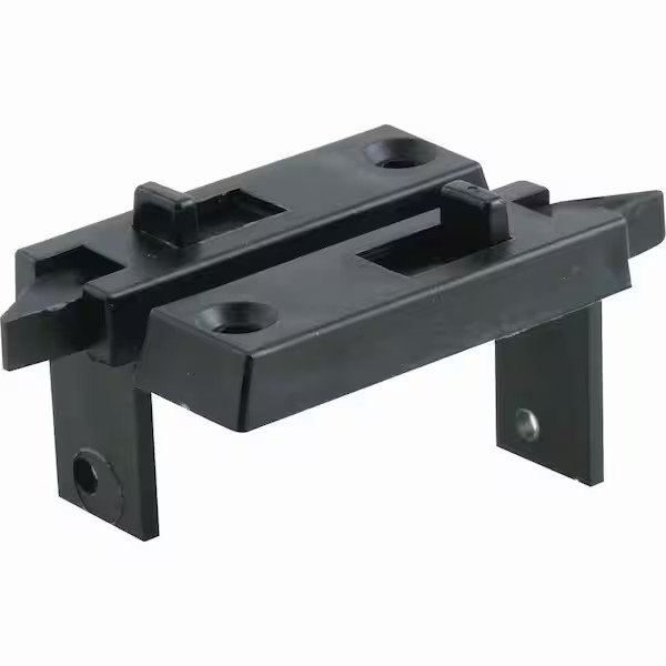 Black Plastic Tilt Latches, Better-Bilt (2-Pack)
