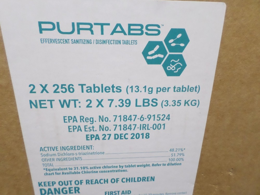 2 X PURTABS Expires 01 - 2024