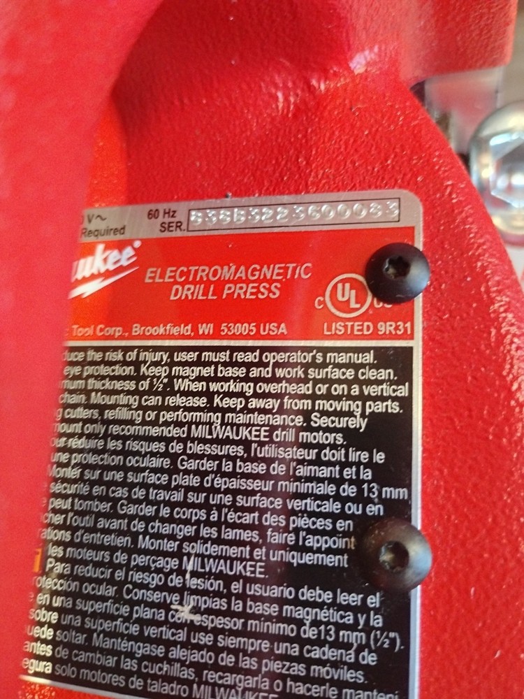 NEW!! Milwaukee 4203 Electromagnetic Drill Press Base OPEN BOX!!