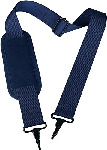 Shoulder Strap, Durable 55" Universal Replacement Laptop Shoulder Strap, Blue